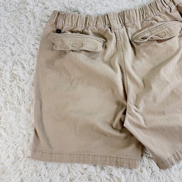 Denali Mens Khaki Cargo Shorts Size 36 Tan Cotton Blend Casual Outdoor Gorpcore - Picture 2 of 13